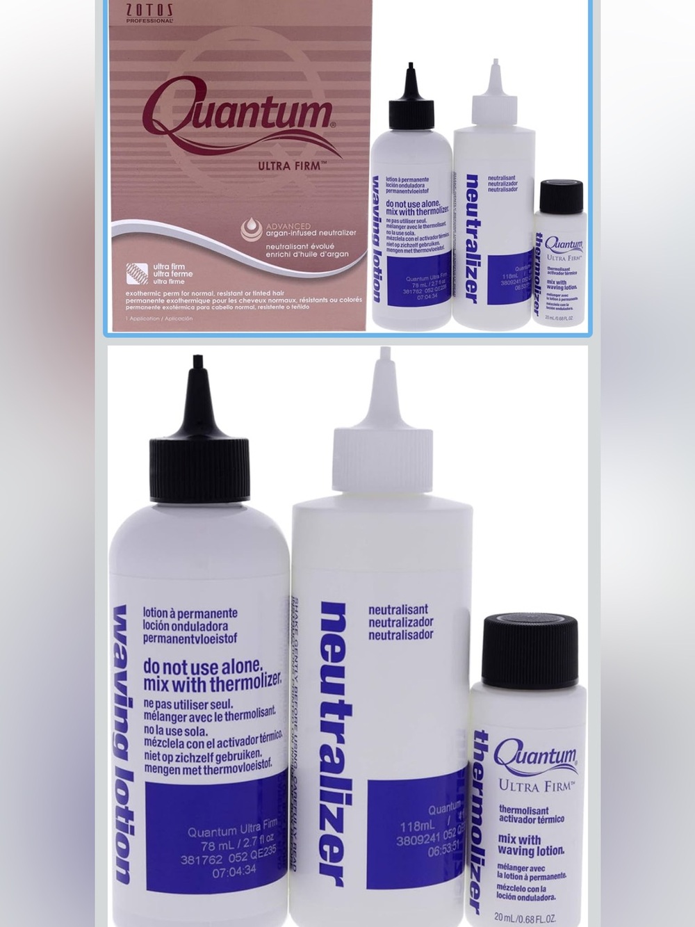 Zotos Salon Quantum Ultra Firm Exothermic Perm For Normal Hair, 1 Count